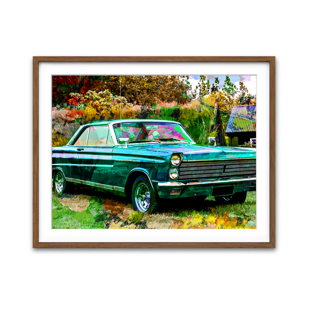 Framed Print 4x3 Walnut