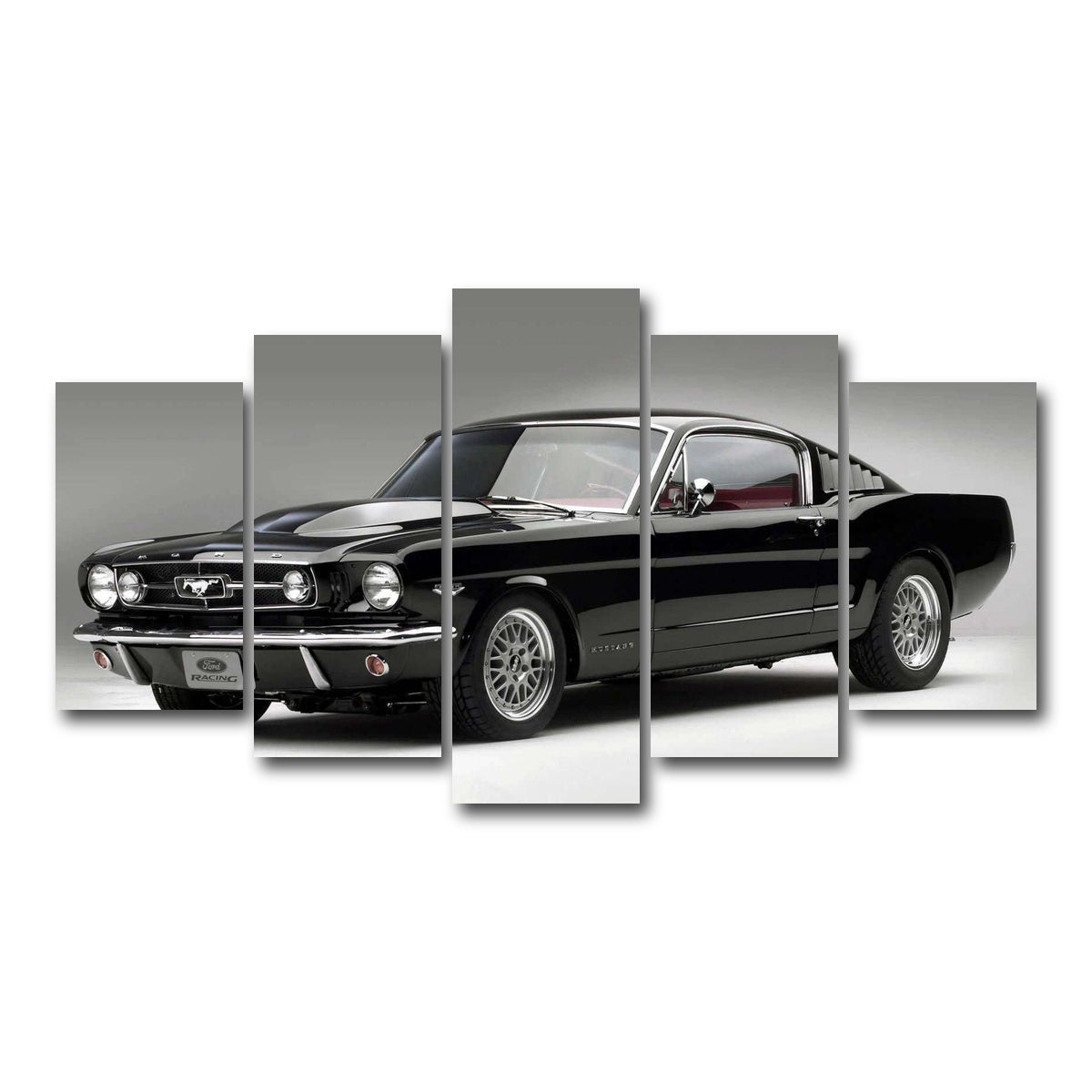 AUTO-MOCKUP WHITE | 1965 Mustang Fastback | 5 Piece | Gallery Wrap Canvas | group=5_normal