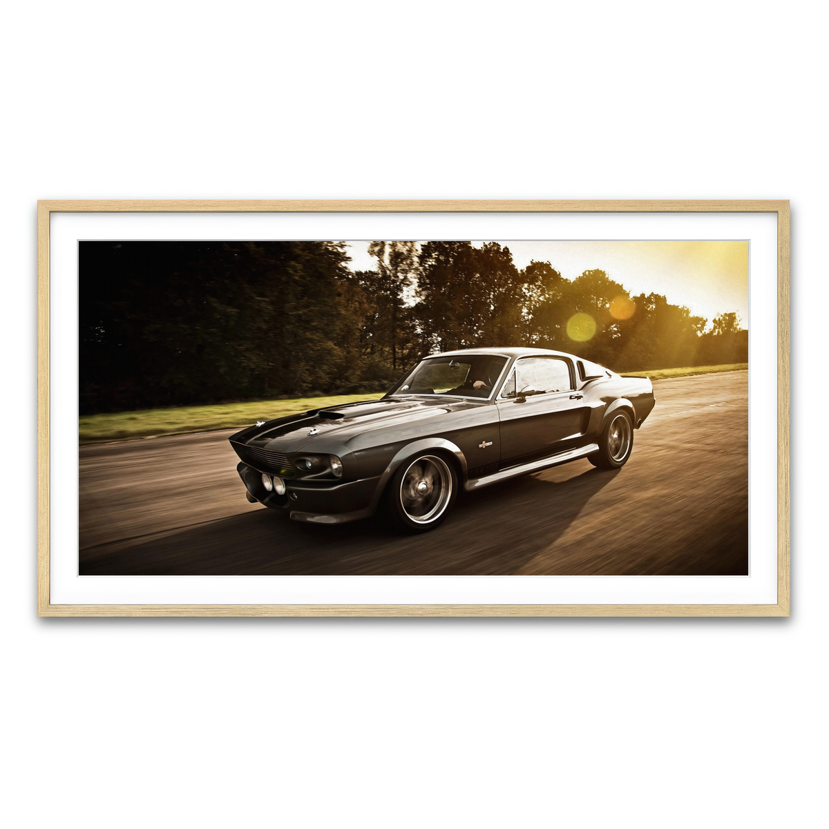 Framed Print 2x1 Natural