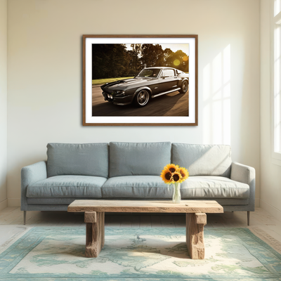AUTO-MOCKUP ROOM | 1967 Mustang Shelby GT500 Eleanor Wall Art