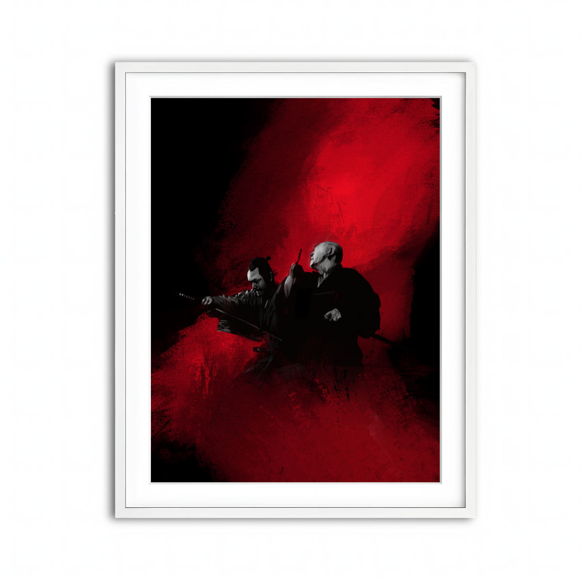 Framed Print 3x4 White