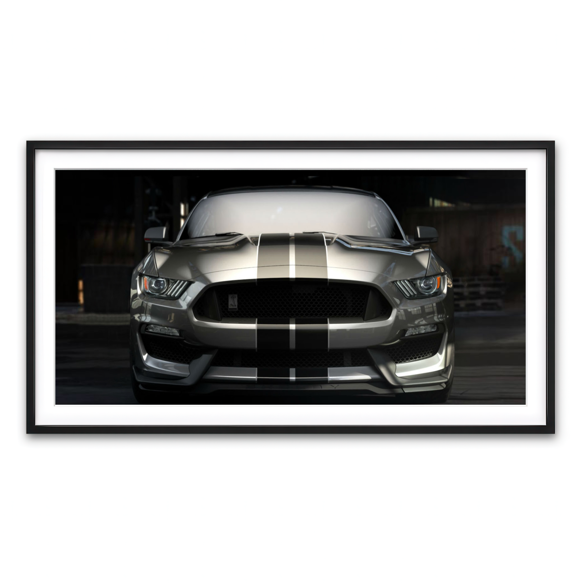 Framed Print 2x1 Black