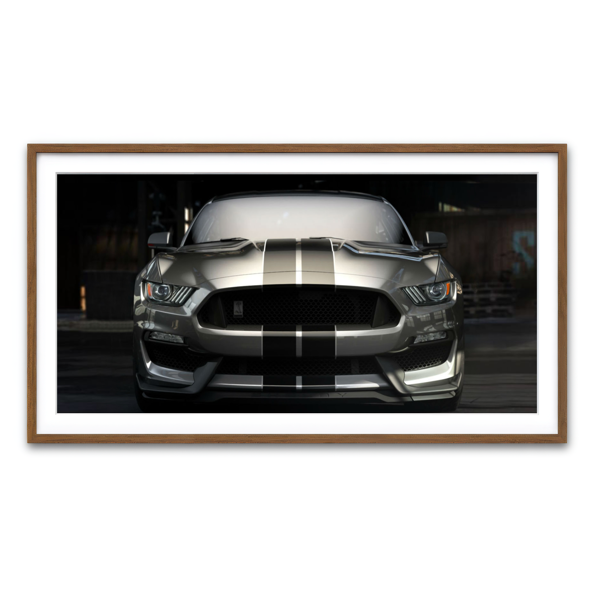 Framed Print 2x1 Walnut