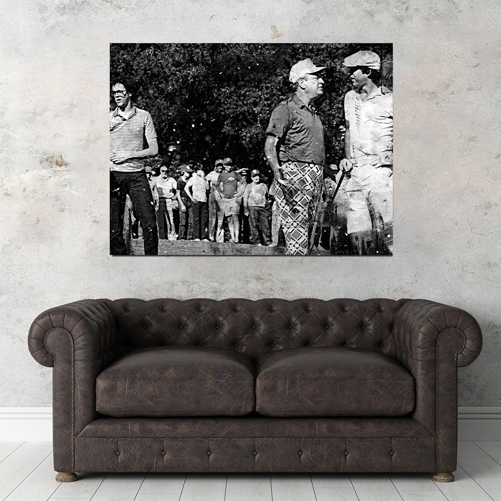 Al & Ty Caddyshack Grayscale Wall Art