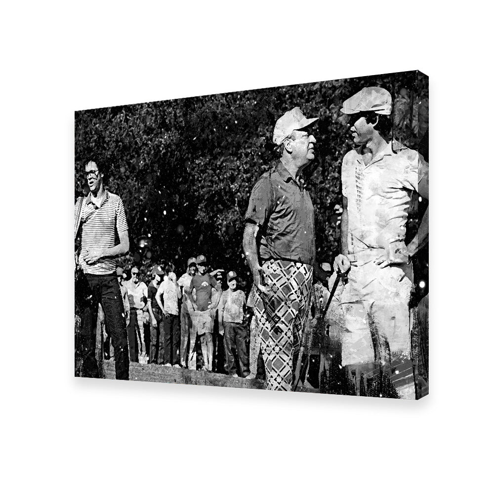 Al & Ty Caddyshack Grayscale Wall Art