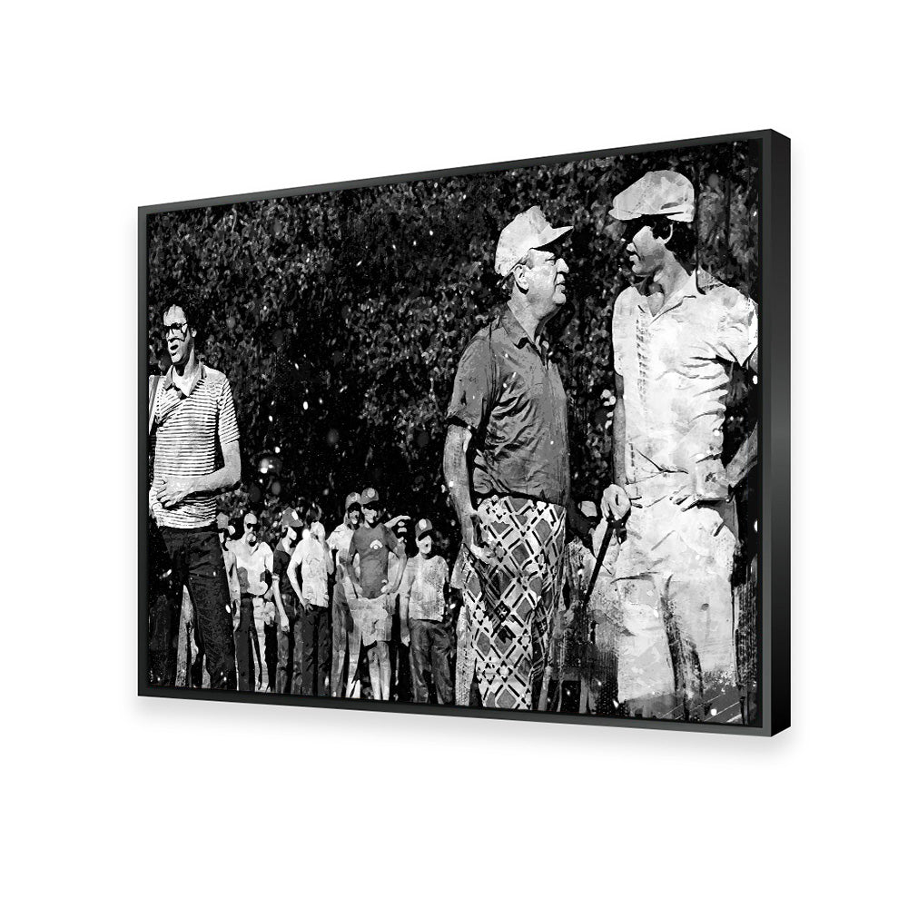 Al & Ty Caddyshack Grayscale Wall Art