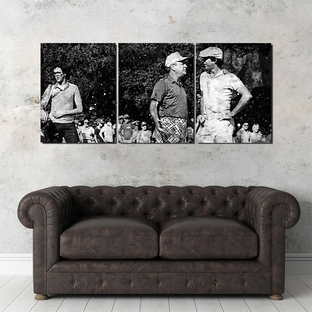 Al & Ty Caddyshack Grayscale Wall Art