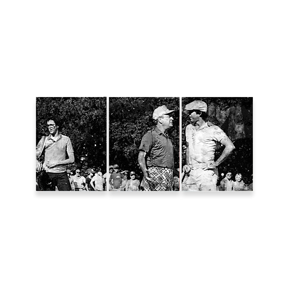 Al & Ty Caddyshack Grayscale Wall Art