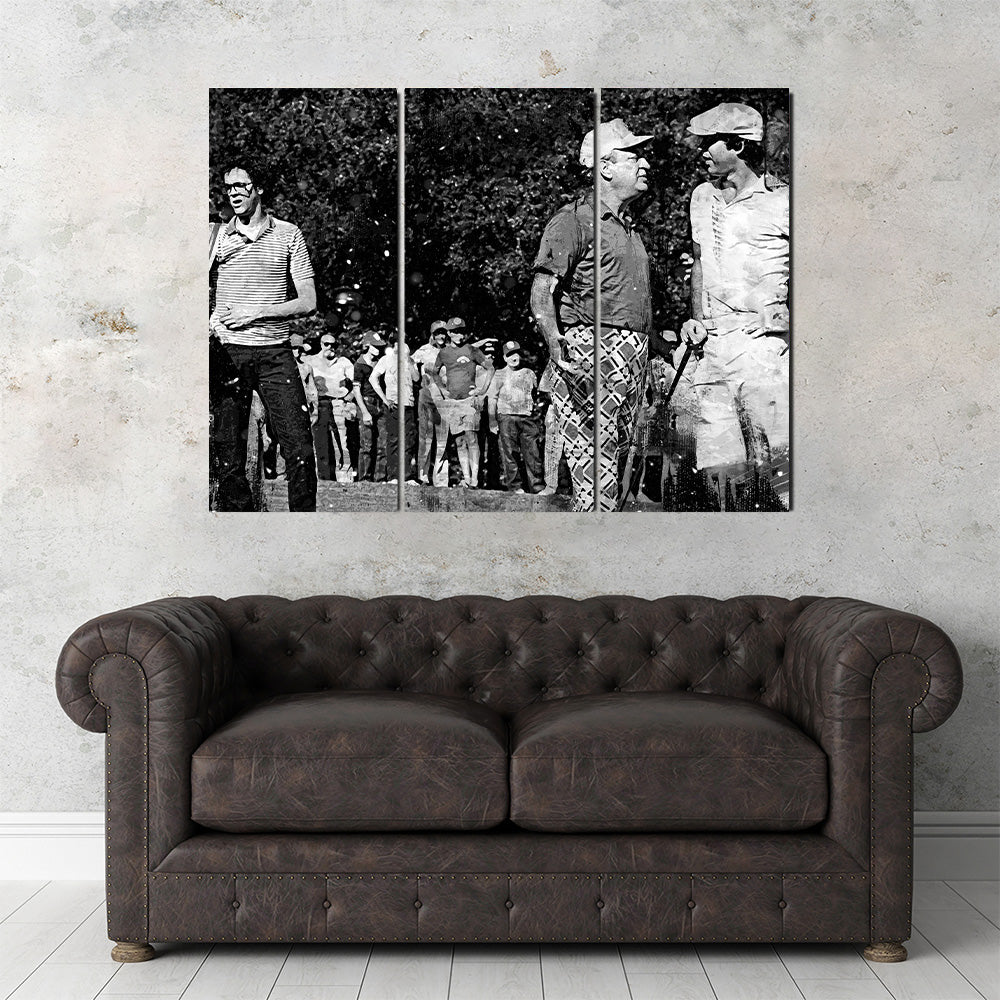 Al & Ty Caddyshack Grayscale Wall Art