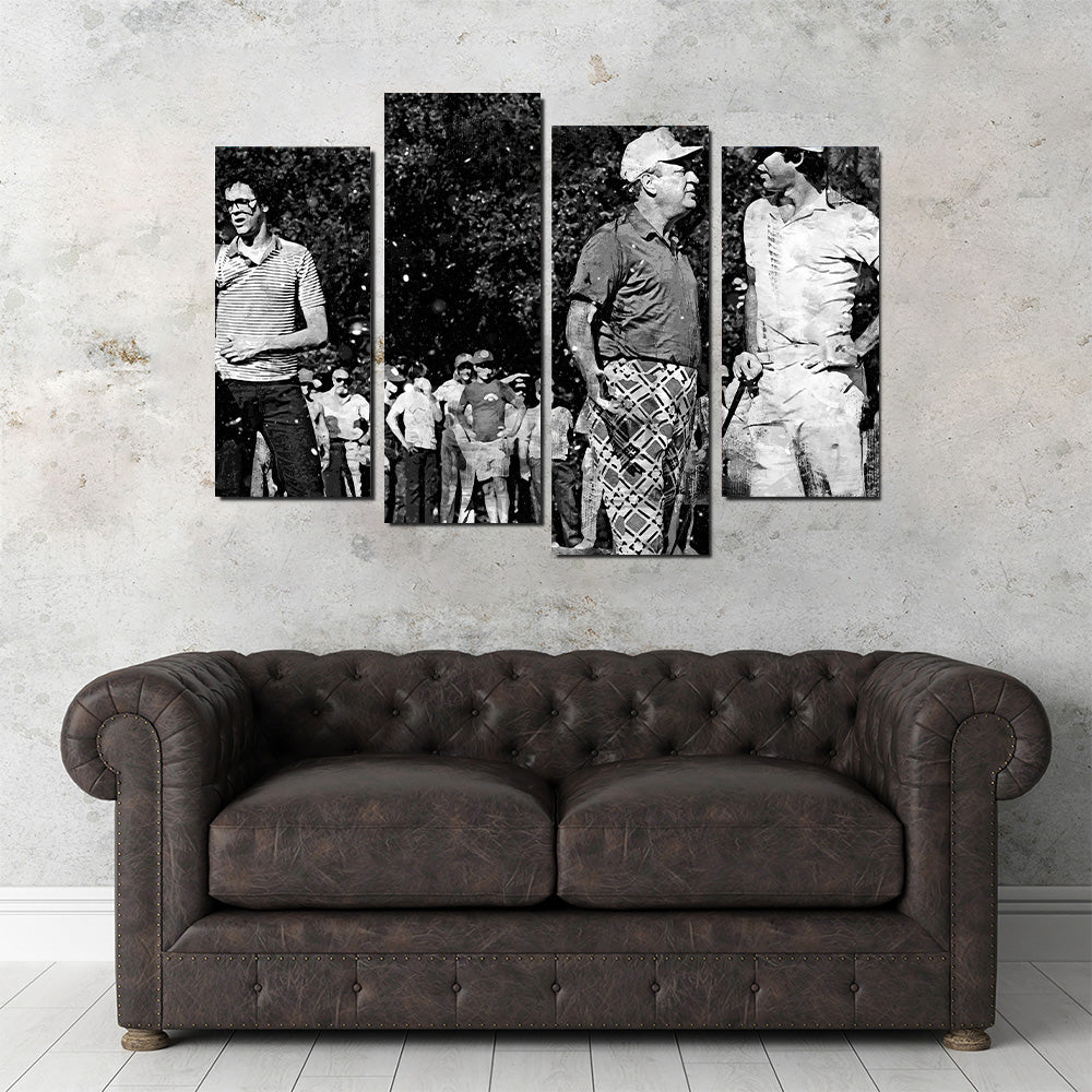 Al & Ty Caddyshack Grayscale Wall Art