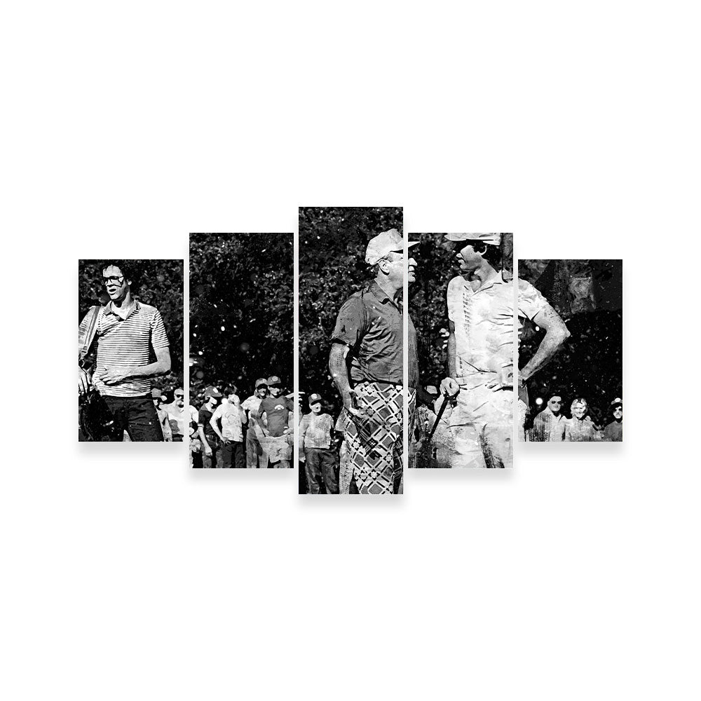 Al & Ty Caddyshack Grayscale Wall Art