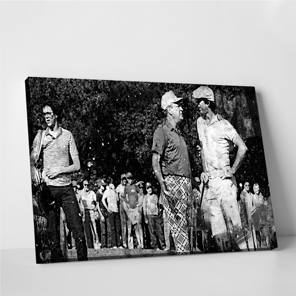 Al & Ty Caddyshack Grayscale Wall Art