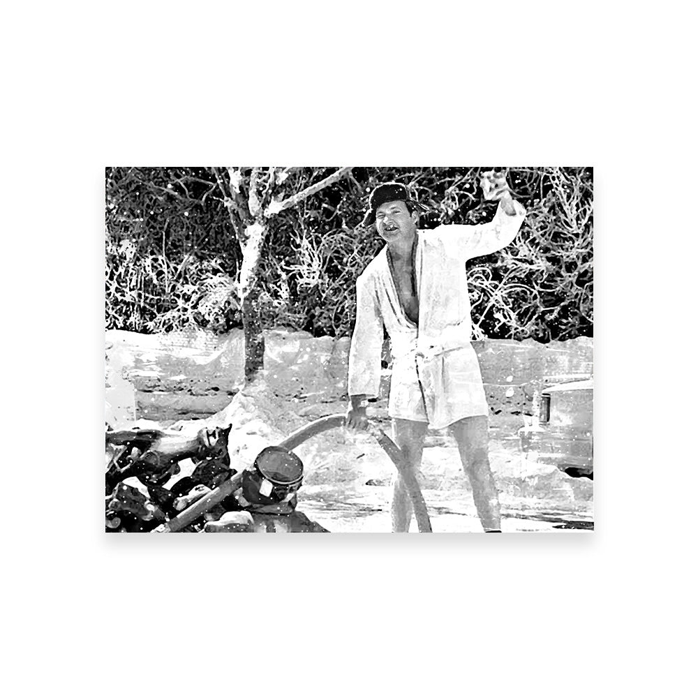 Cousin Eddie Grayscale Wall Art