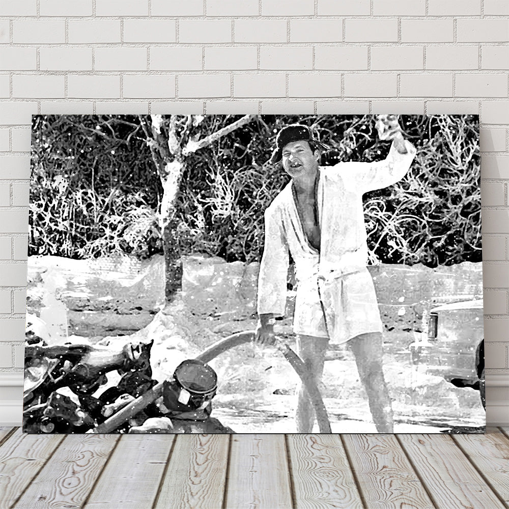 Cousin Eddie Grayscale Wall Art