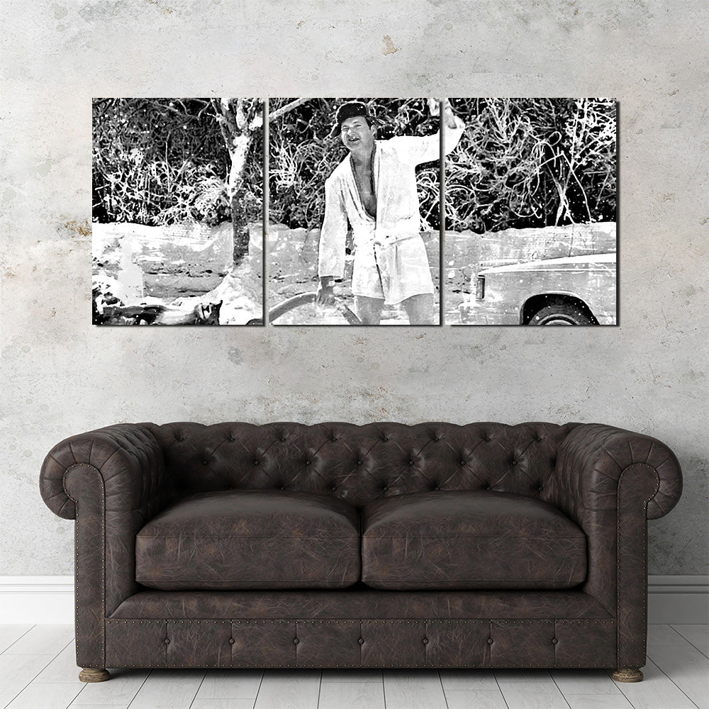 Cousin Eddie Grayscale Wall Art