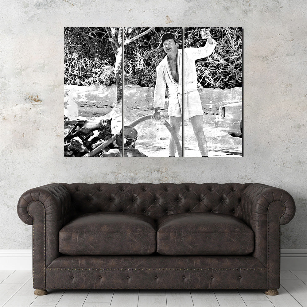 Cousin Eddie Grayscale Wall Art