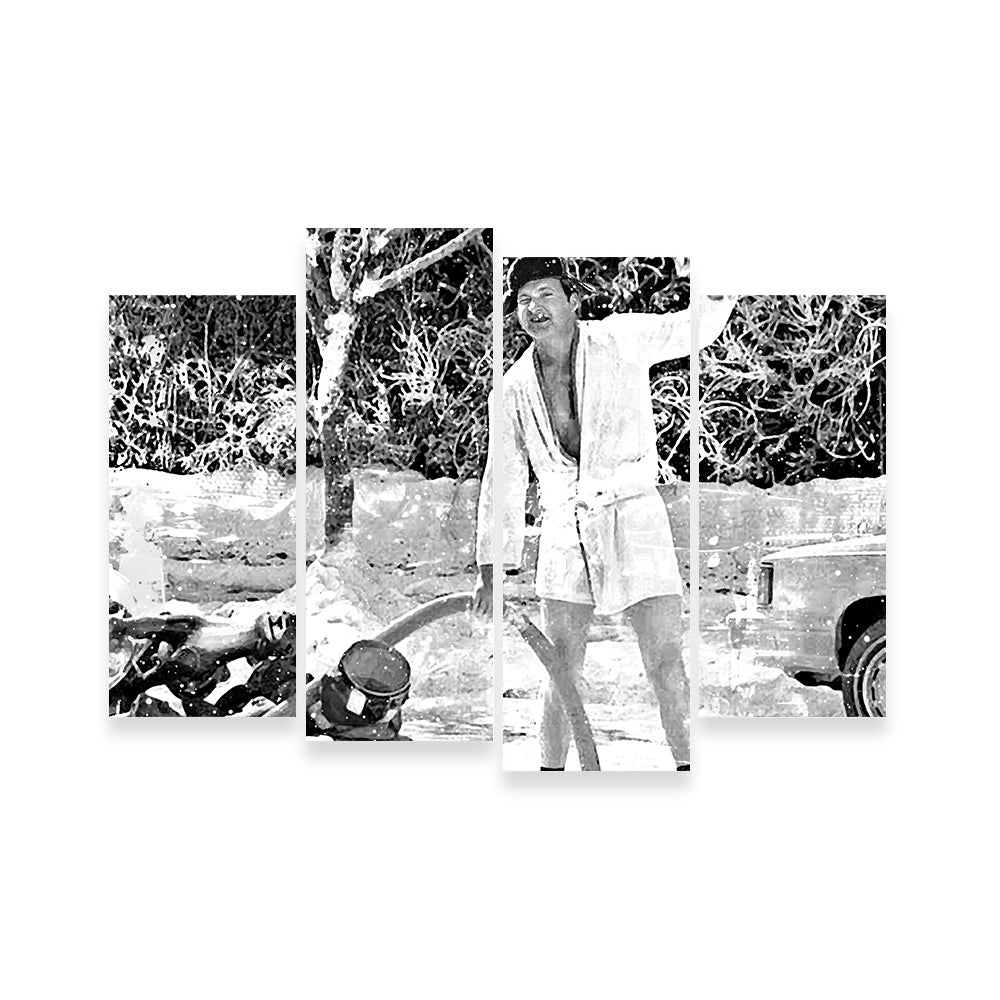 Cousin Eddie Grayscale Wall Art