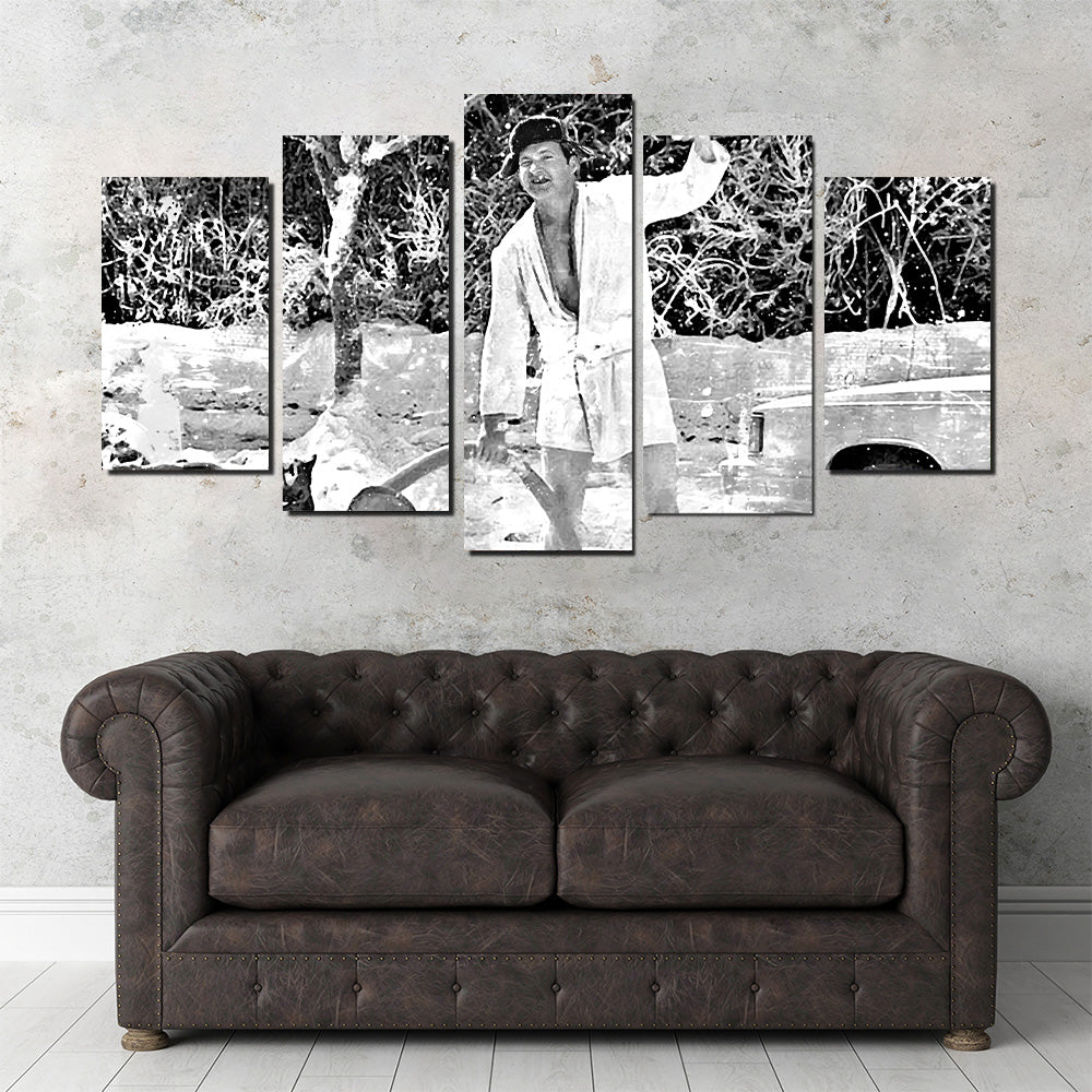 Cousin Eddie Grayscale Wall Art