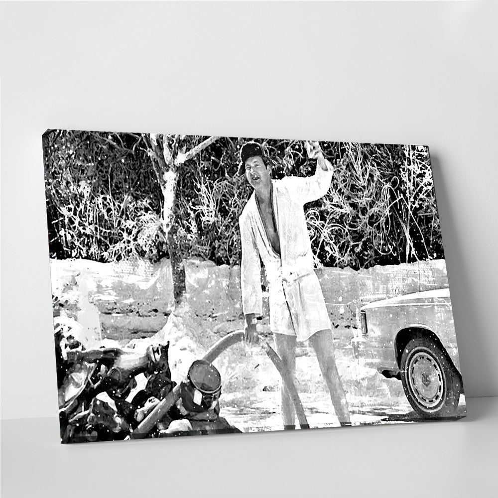 Cousin Eddie Grayscale Wall Art