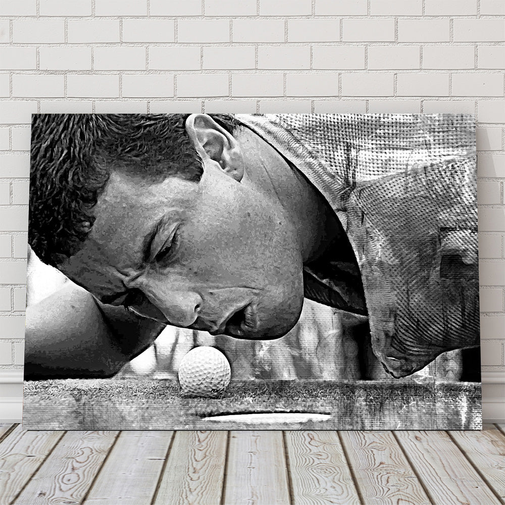 Happy Gilmore Grayscale Wall Art