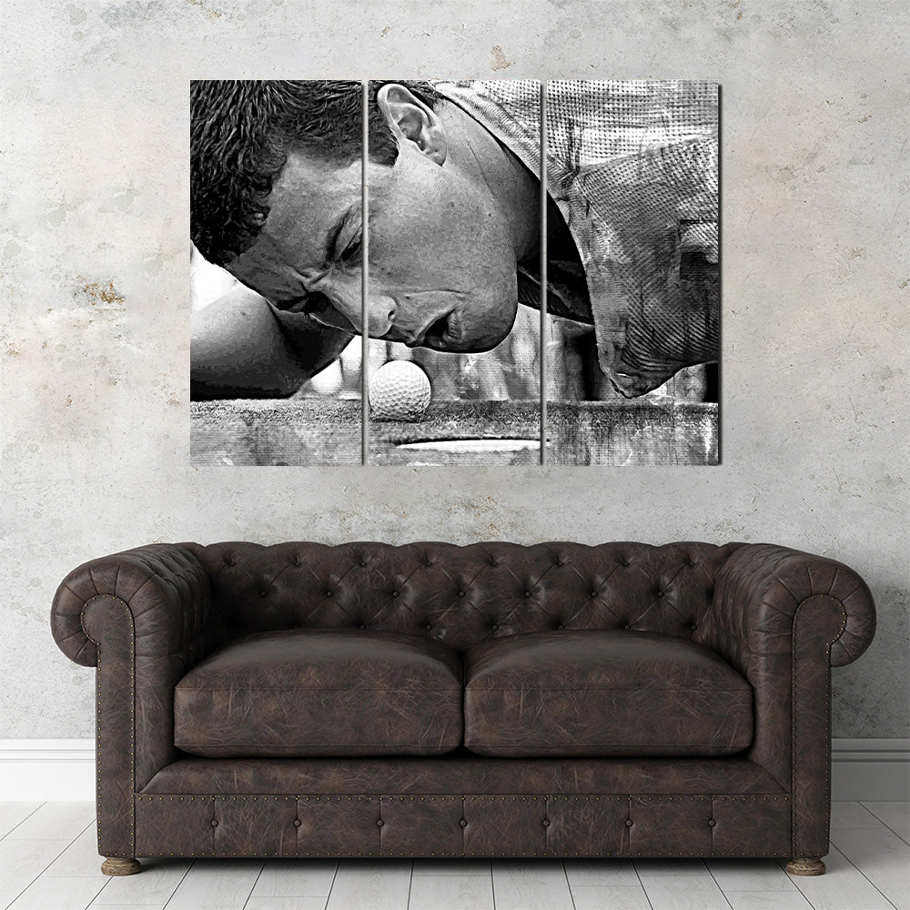 Happy Gilmore Grayscale Wall Art