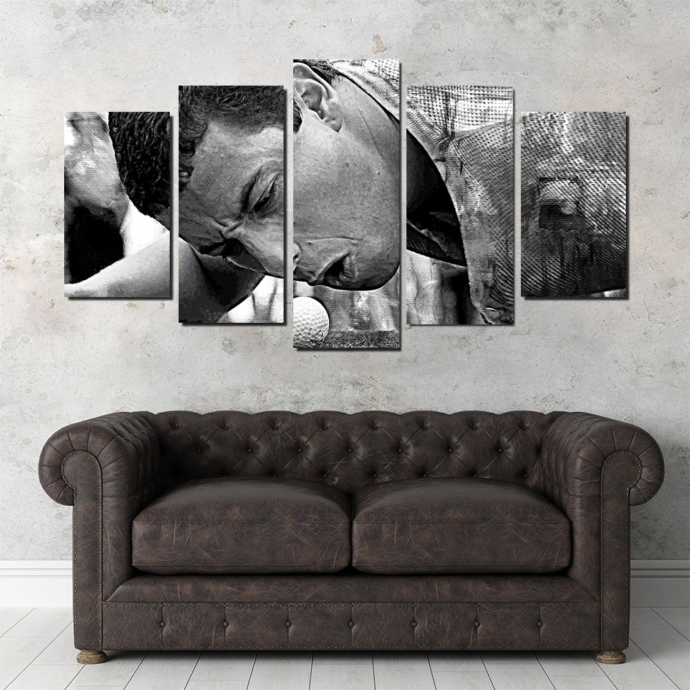 Happy Gilmore Grayscale Wall Art