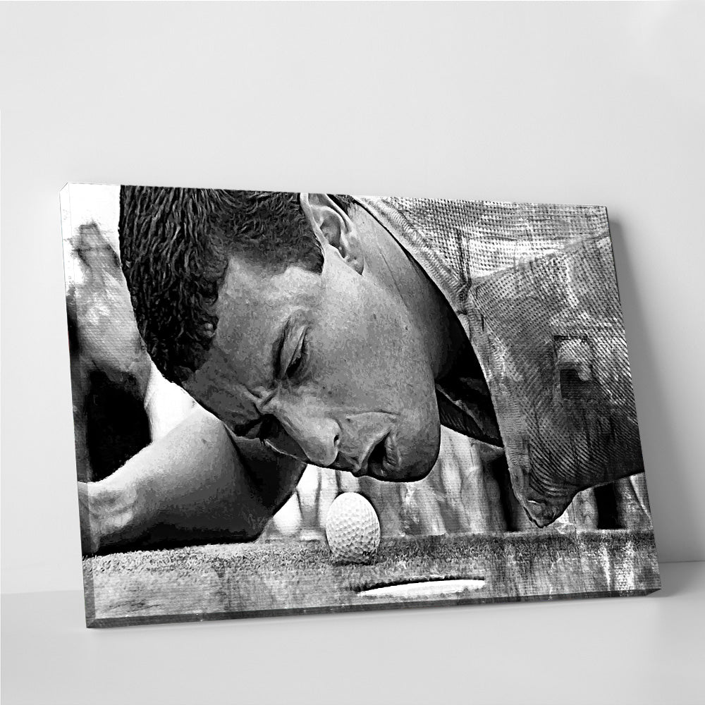Happy Gilmore Grayscale Wall Art