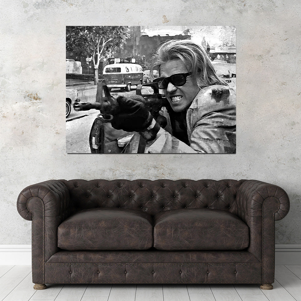 Heat Grayscale Wall Art