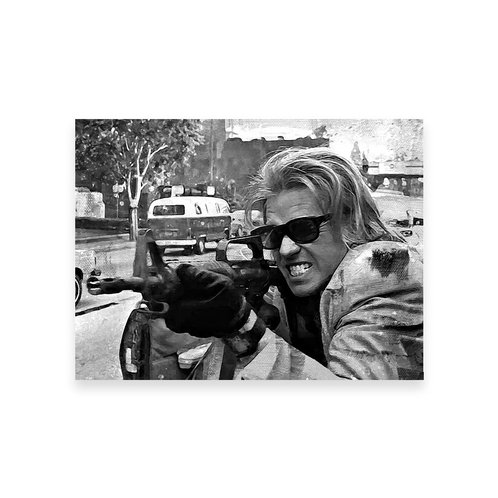 Heat Grayscale Wall Art