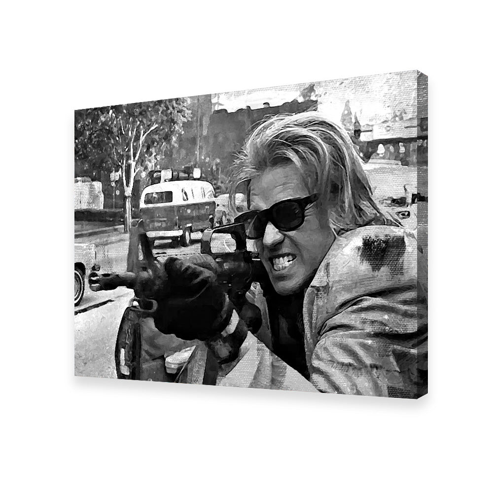 Heat Grayscale Wall Art