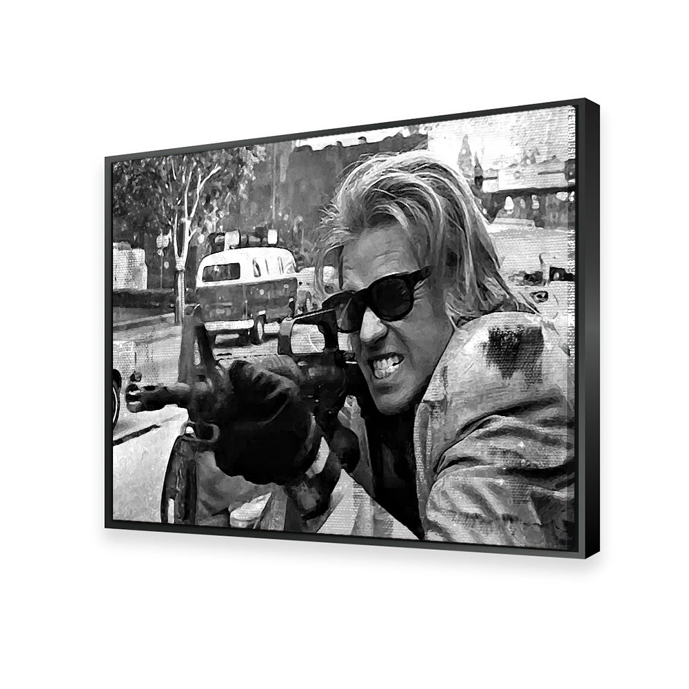 Heat Grayscale Wall Art