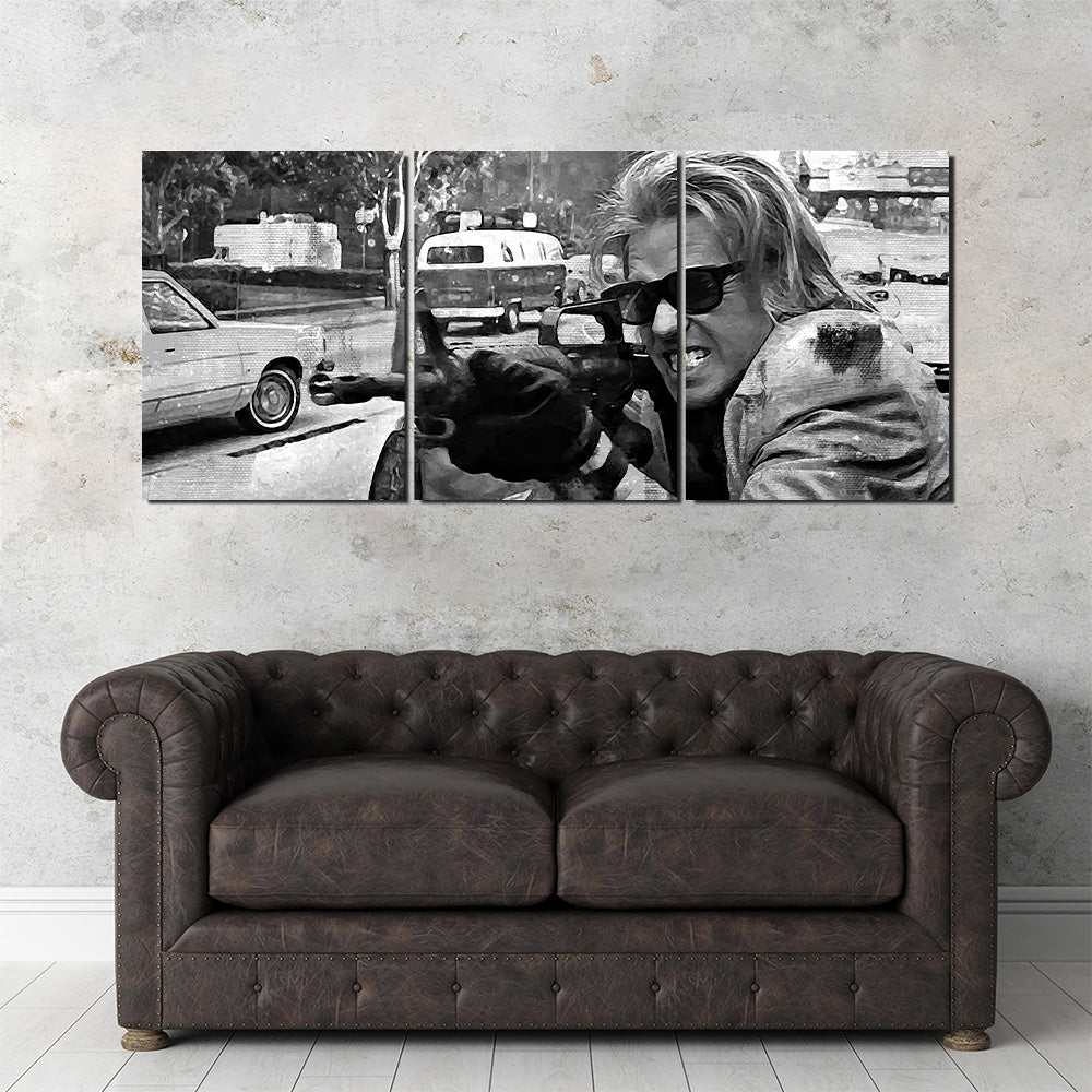 Heat Grayscale Wall Art