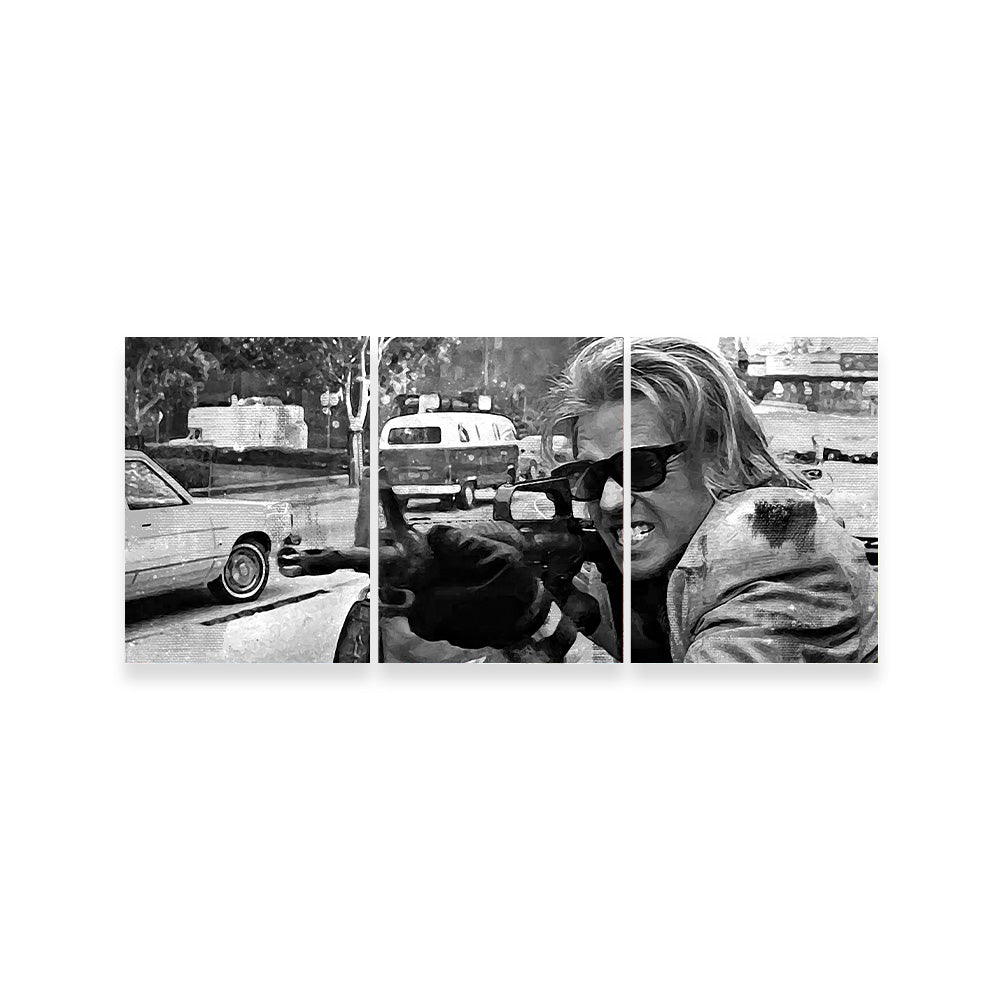 Heat Grayscale Wall Art