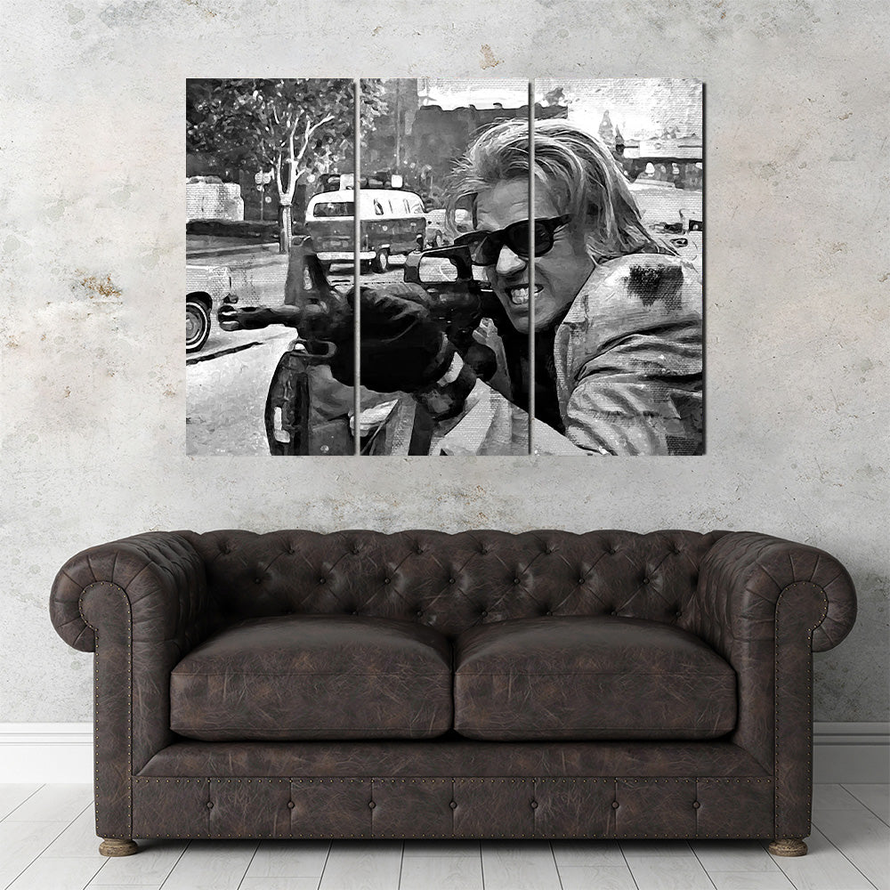 Heat Grayscale Wall Art
