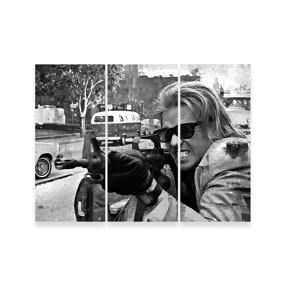 Heat Grayscale Wall Art
