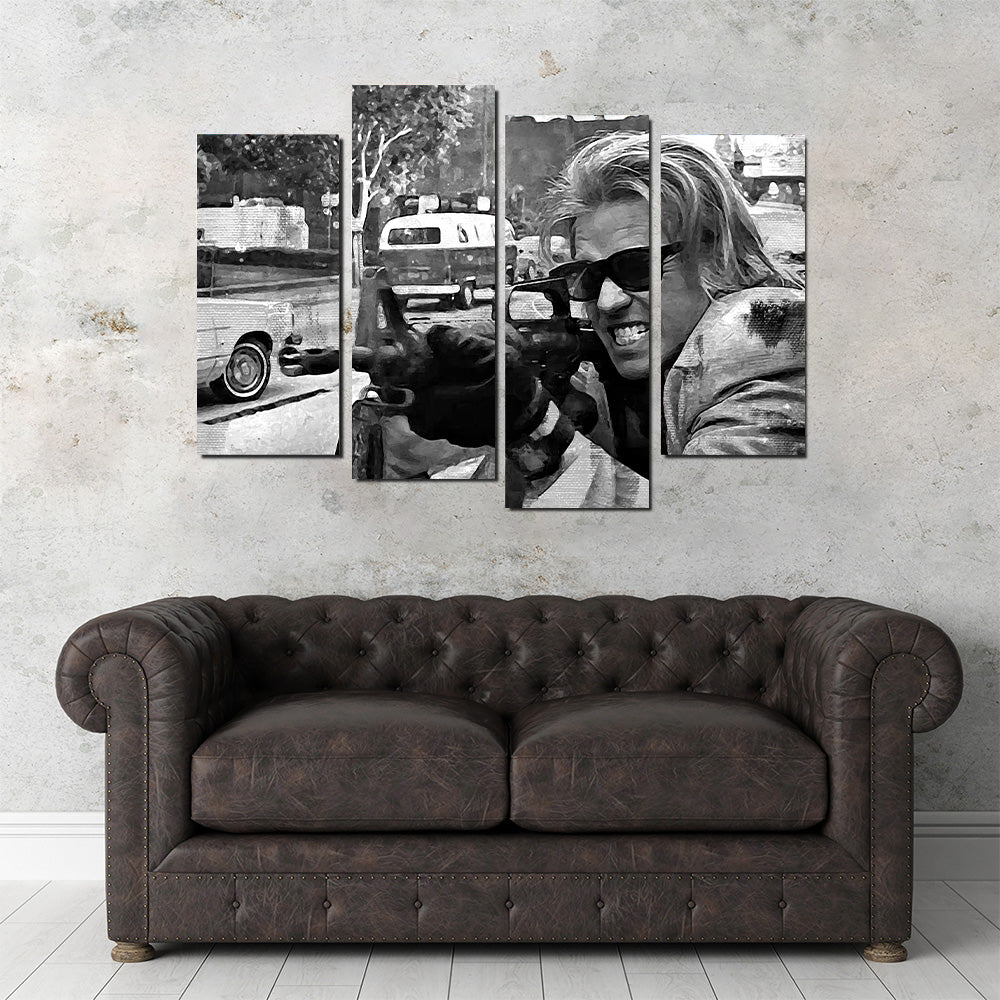 Heat Grayscale Wall Art
