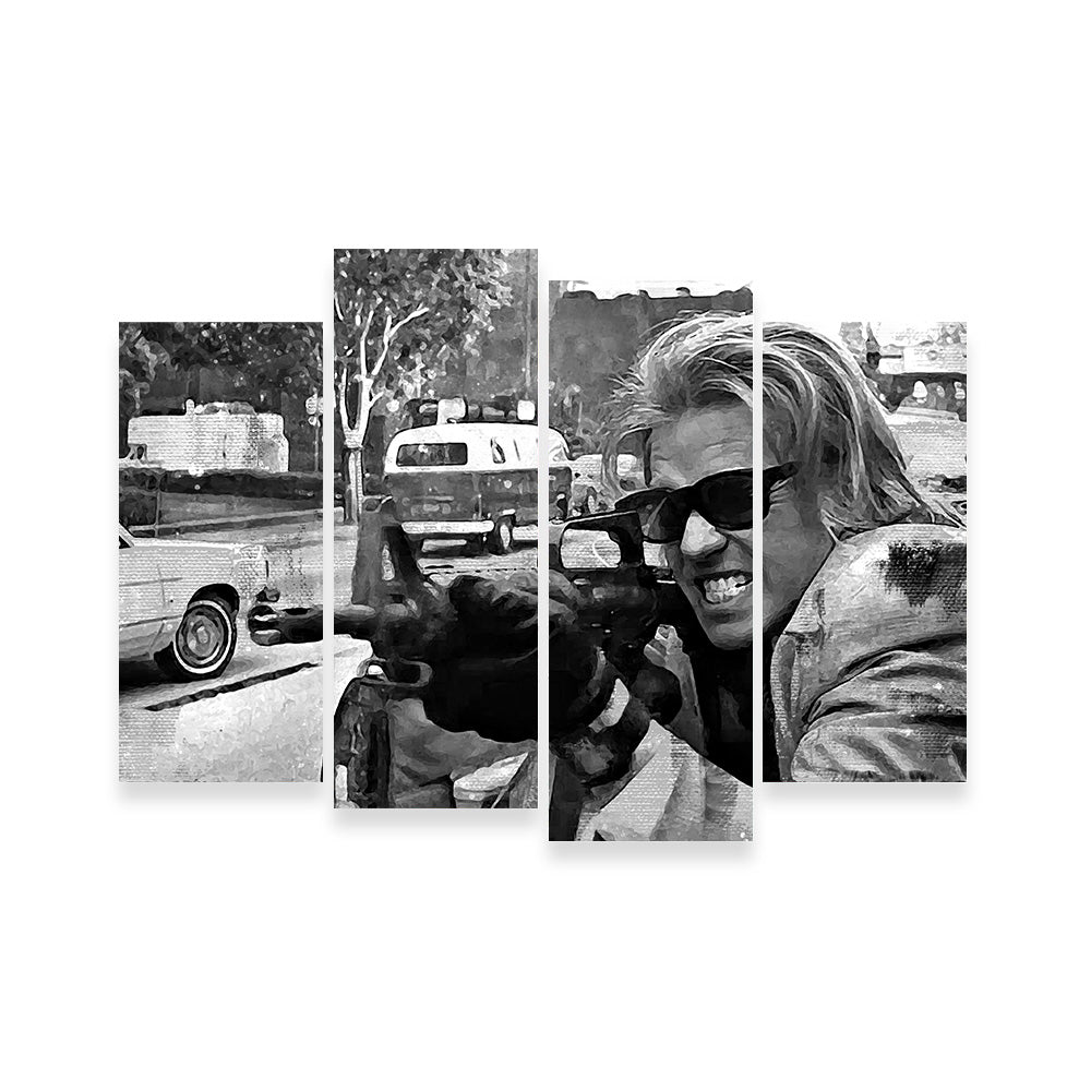 Heat Grayscale Wall Art