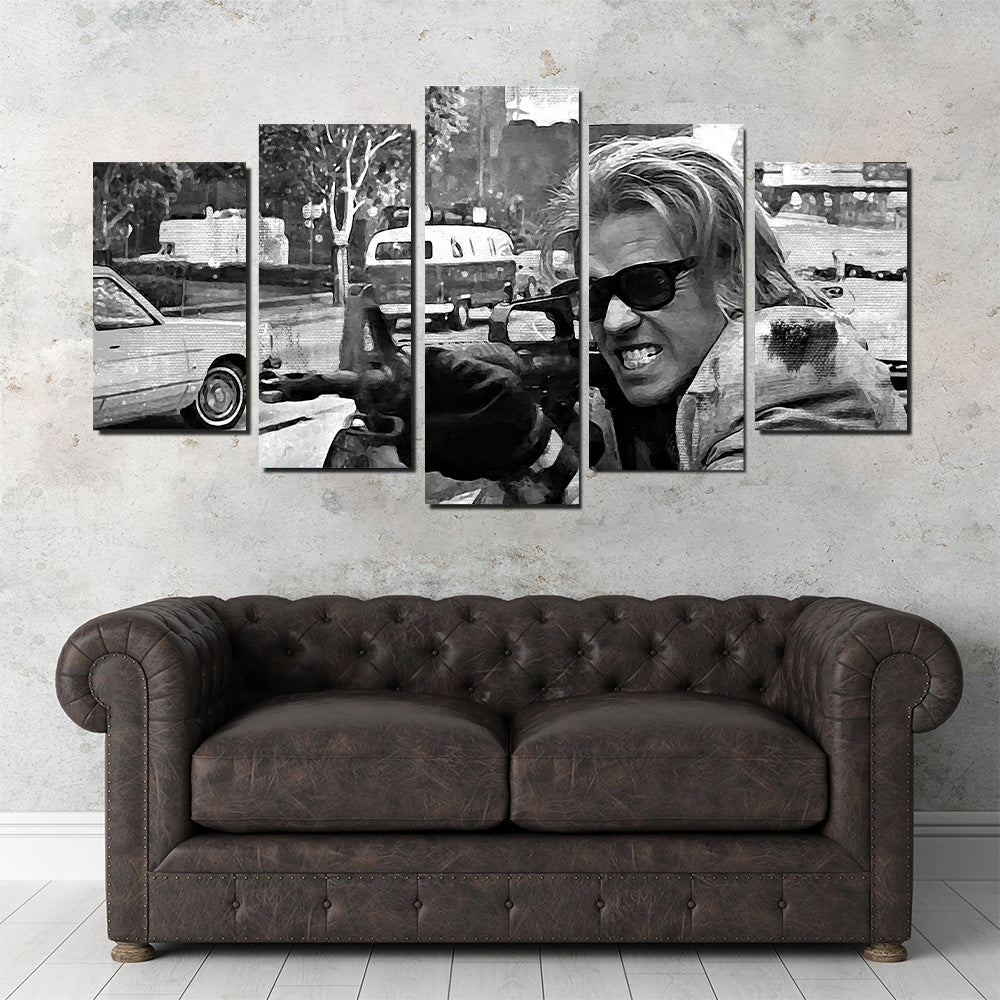 Heat Grayscale Wall Art