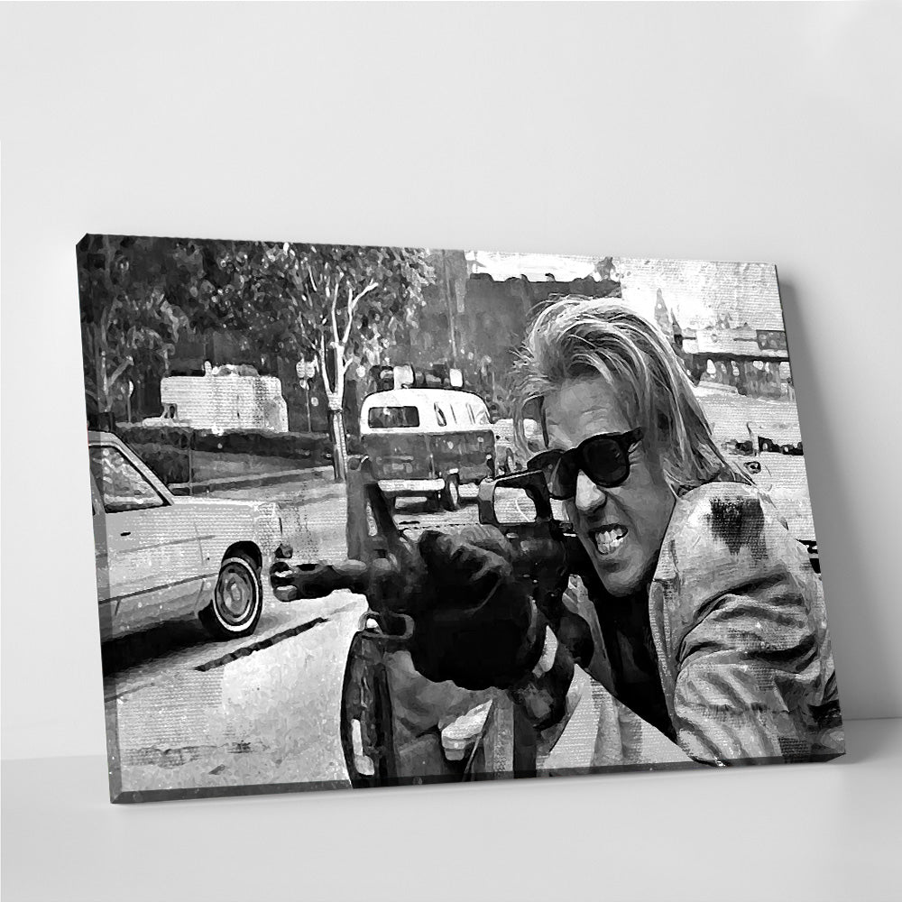 Heat Grayscale Wall Art