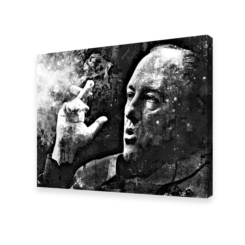 Tony Soprano Grayscale Wall Art