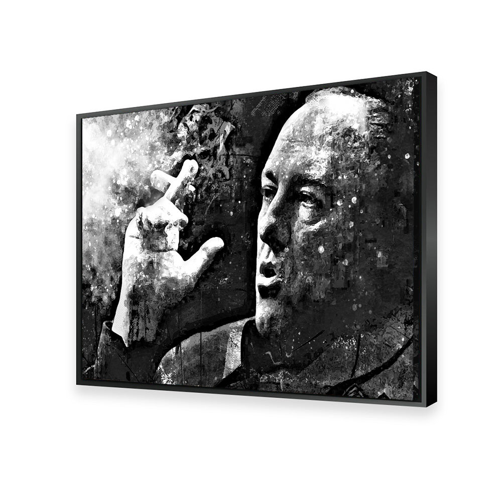 Tony Soprano Grayscale Wall Art