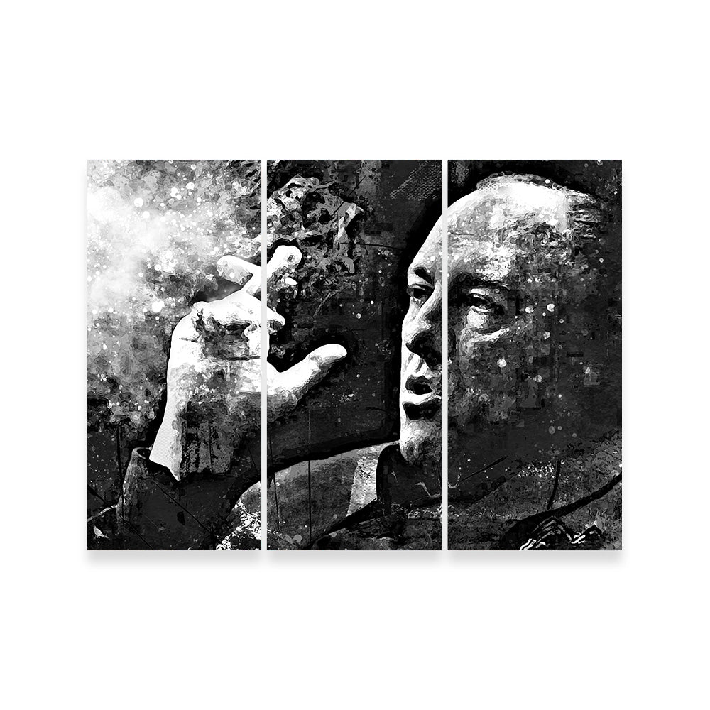 Tony Soprano Grayscale Wall Art