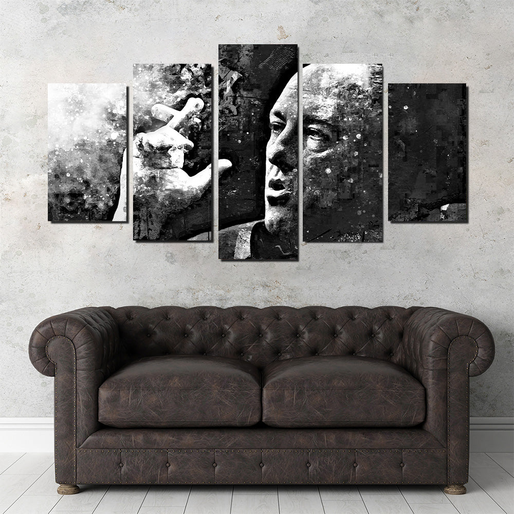 Tony Soprano Grayscale Wall Art