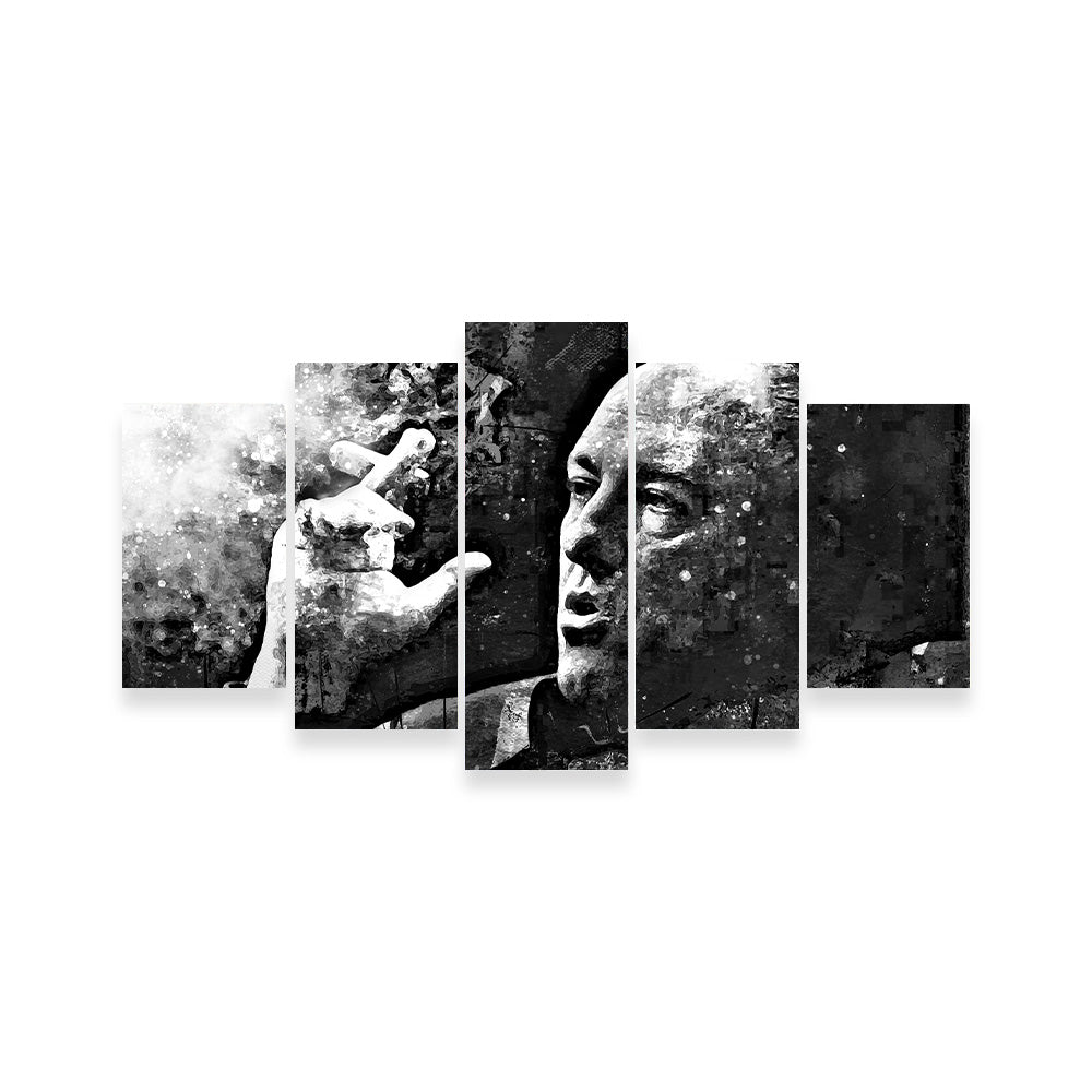 Tony Soprano Grayscale Wall Art