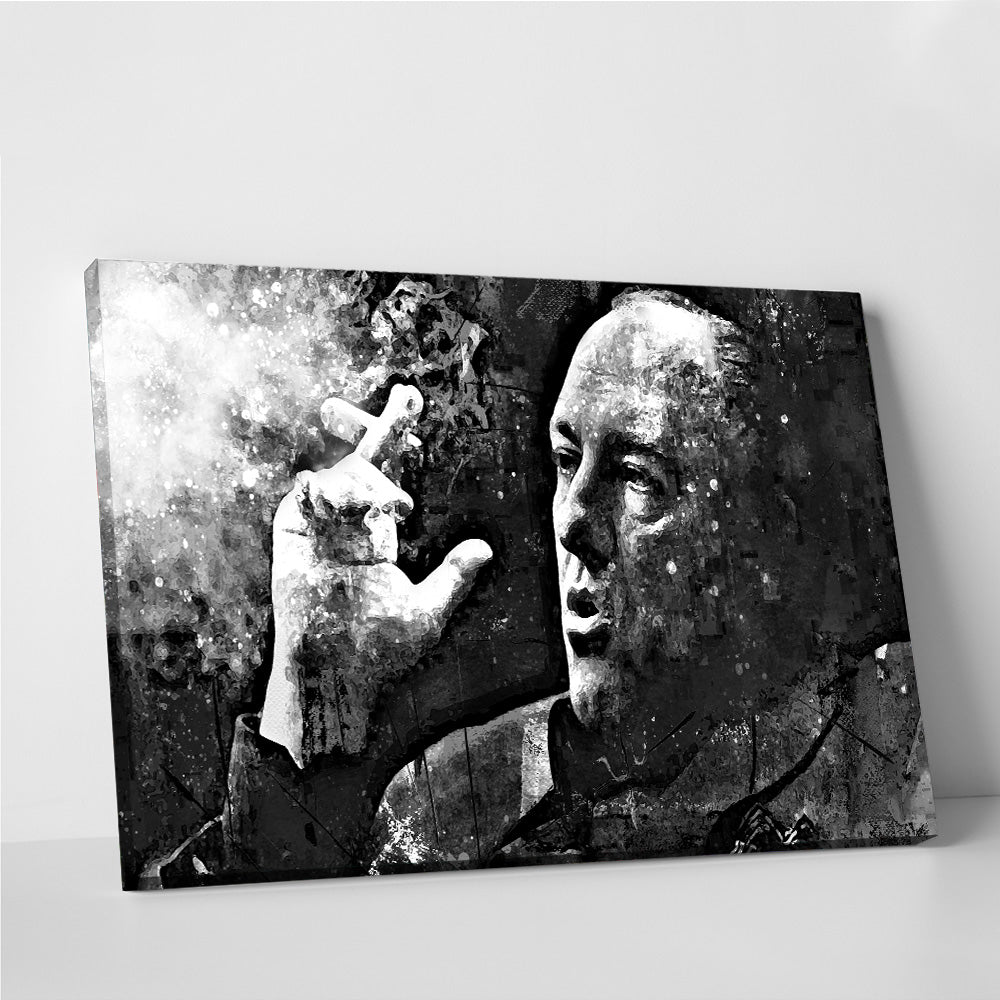 Tony Soprano Grayscale Wall Art