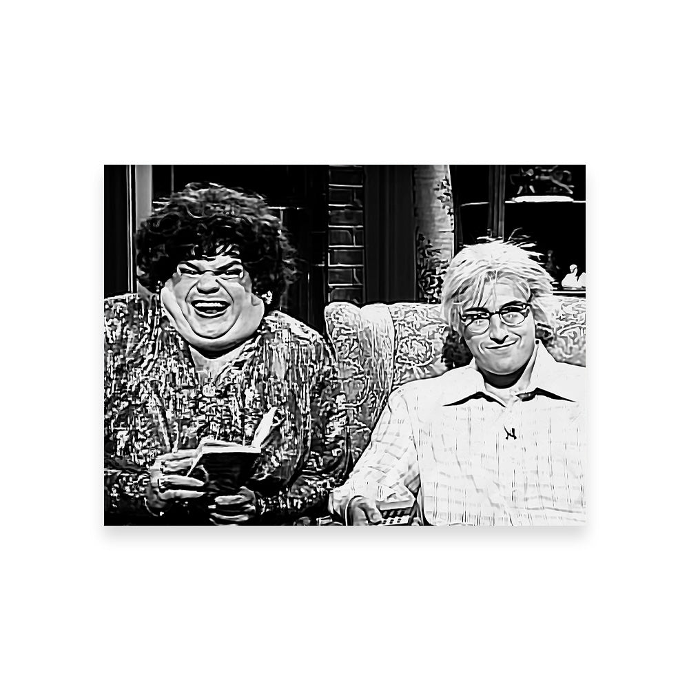 Zagat's with Hank & Beverly Gelfand Grayscale Wall Art