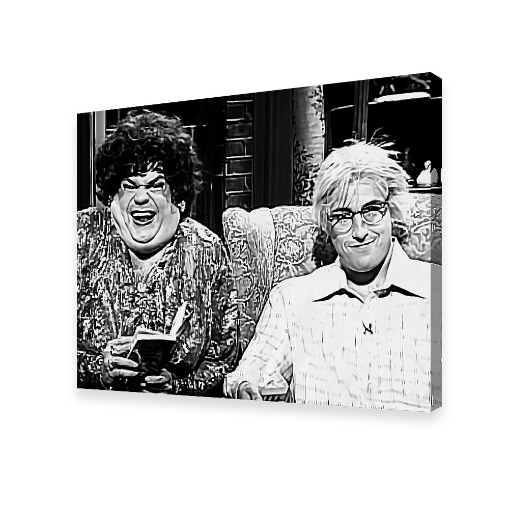 Zagat's with Hank & Beverly Gelfand Grayscale Wall Art