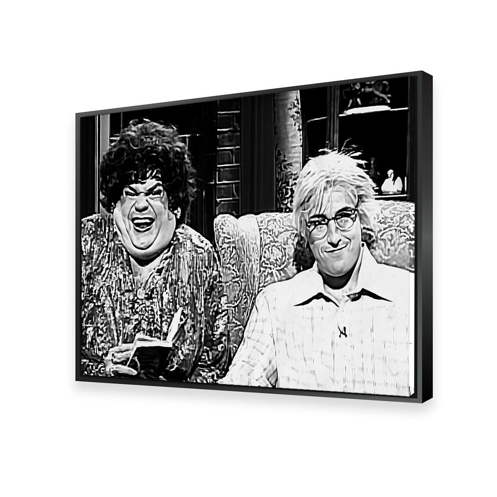Zagat's with Hank & Beverly Gelfand Grayscale Wall Art