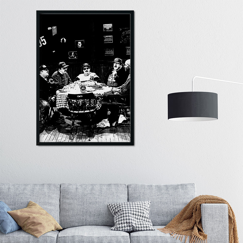 Da Bears Grayscale Wall Art