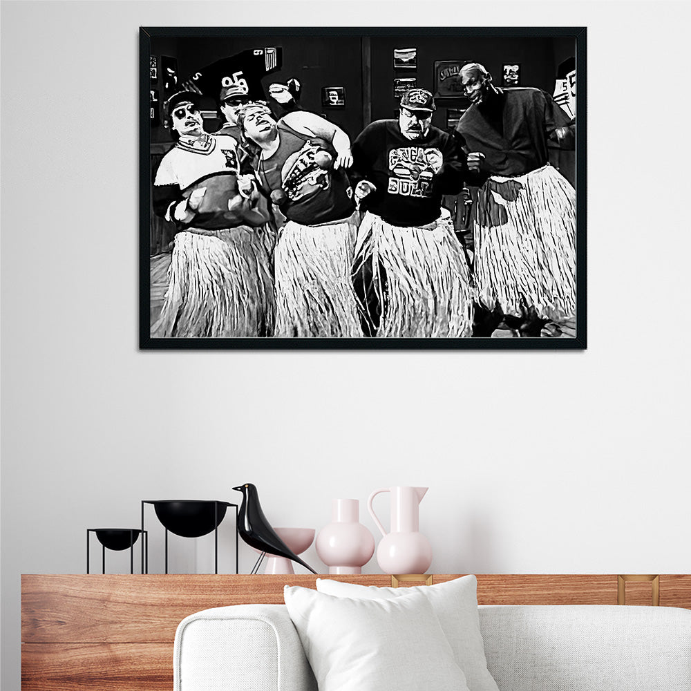 Bill Swerski’s Super Fans & Jordan Grayscale Wall Art